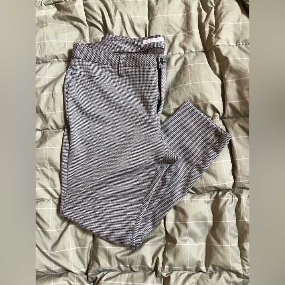 Lauren Conrad Stretch Plaid Pants
